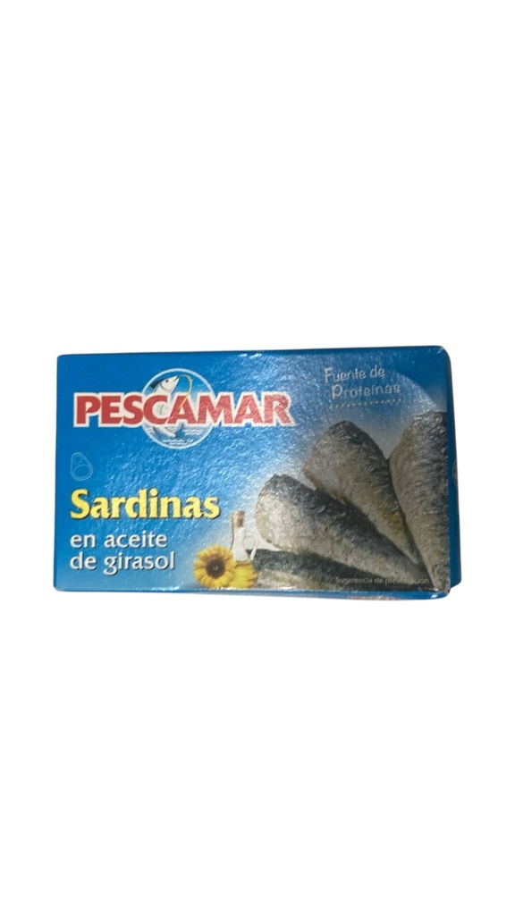 PESCAMAR SARDINAS EN ACEITE DE GIRASOLX50