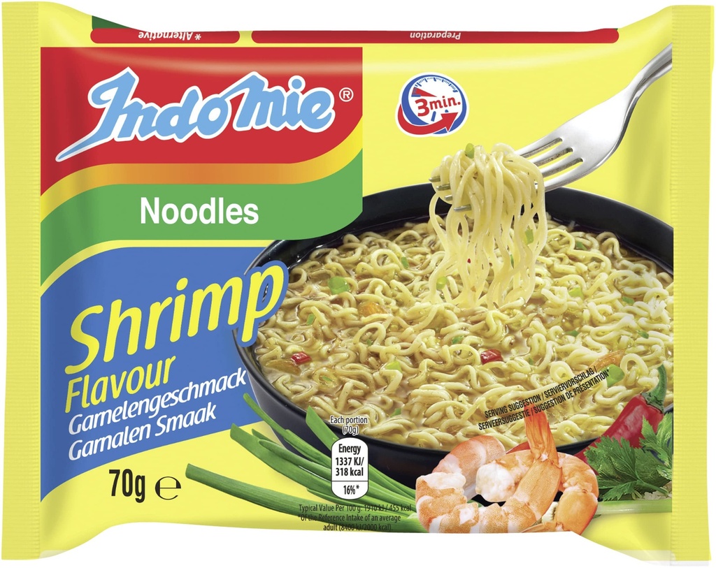 NOODLES GAMBAS 70g  5x 8