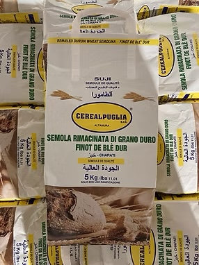 HARINAS DE SÉMOLA INTEGRAL 5 kg