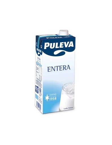 LECHE PULEVA ENTERA  1L x6