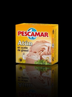 PESCAMAR ATÚN EN GIRASOL 80g x100