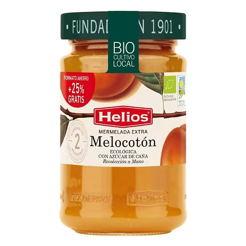 MERMELADA HELIOS DE MELOCOTÓN 350g x12