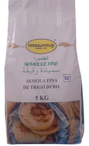 SÉMOLA FINA DE TRIGO DURO 5Kg