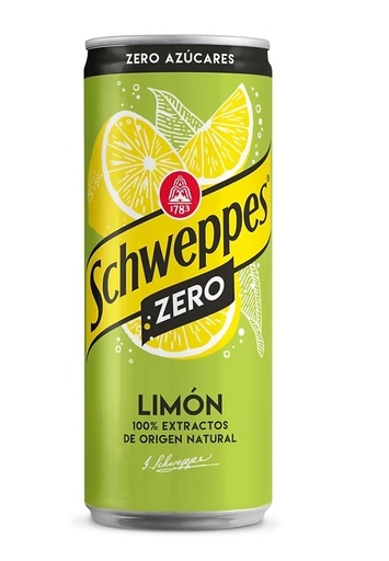SCHWEPPES DE LIMÓN ZERO 24/und